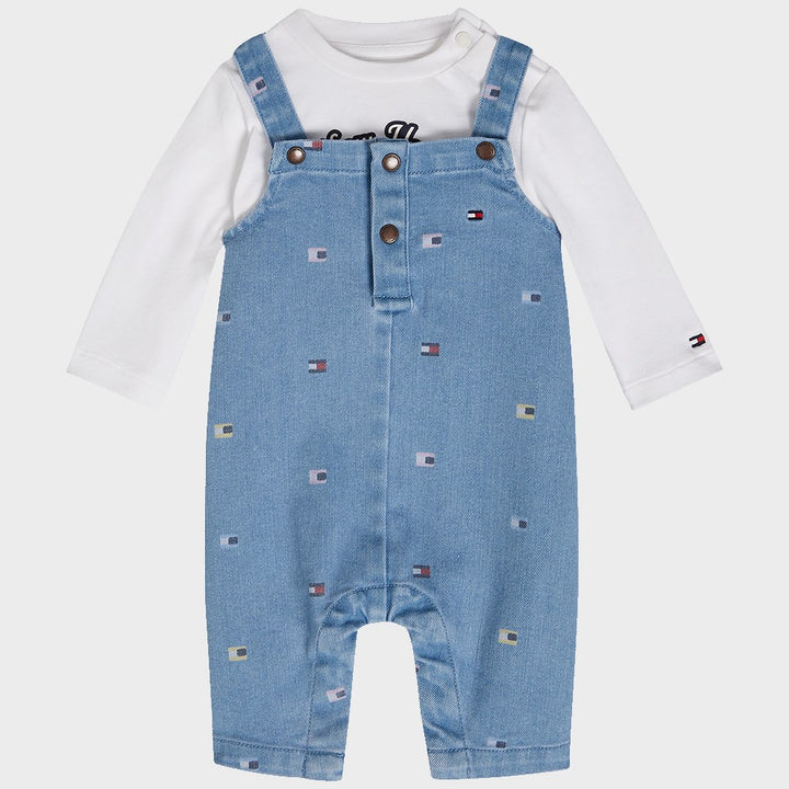 TOMMY HILFIGER dungarees and T-shirt