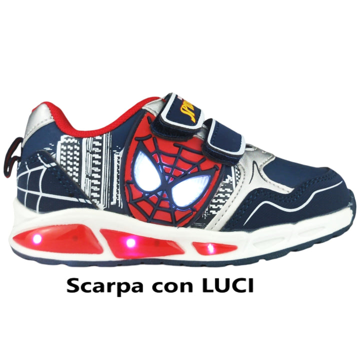 Scarpe SPIDER MAN con luci