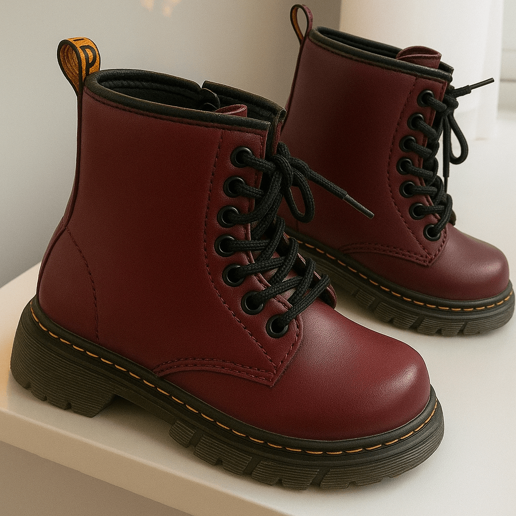 Scarpe anfibio bordeaux by Sofia dal 19 al 36