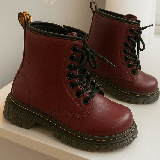 Scarpe anfibio bordeaux by Sofia dal 19 al 36