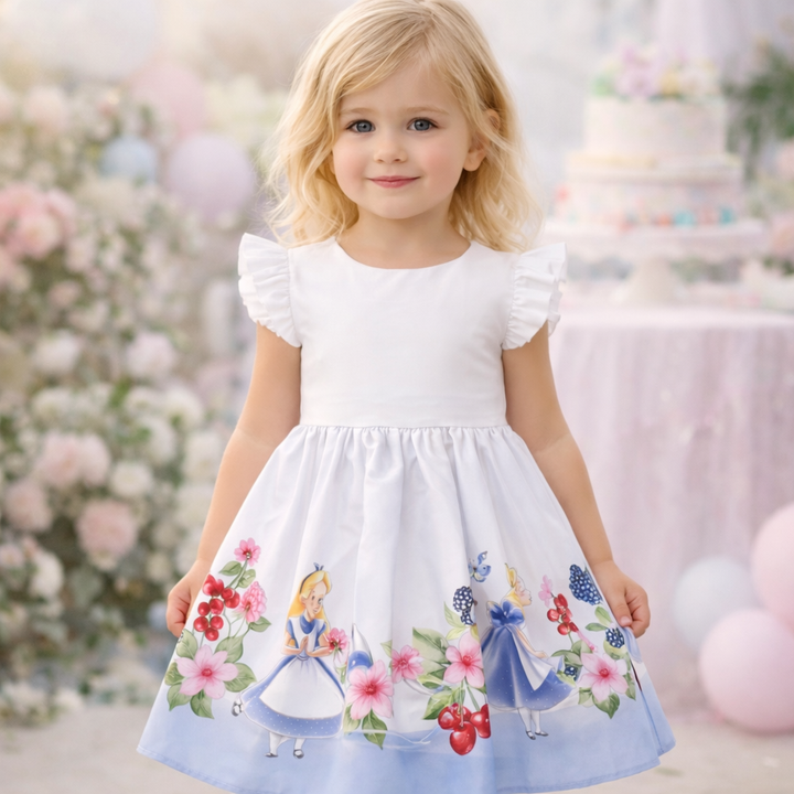 Abito Monnalisa Alice dalla 2 anni alla 10 anni