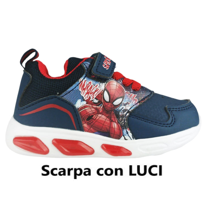 Scarpe SPIDER MAN con luci