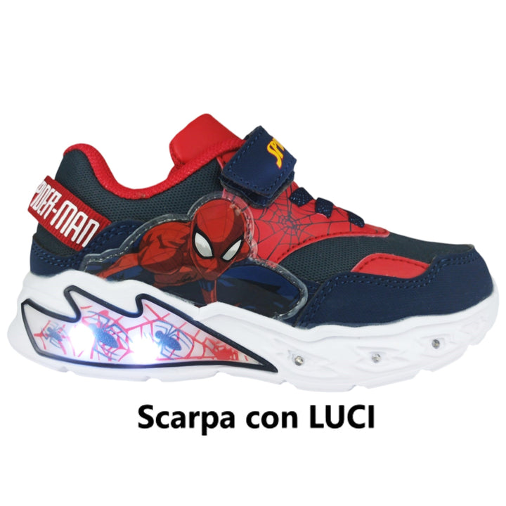 Scarpe SPIDER MAN con luci