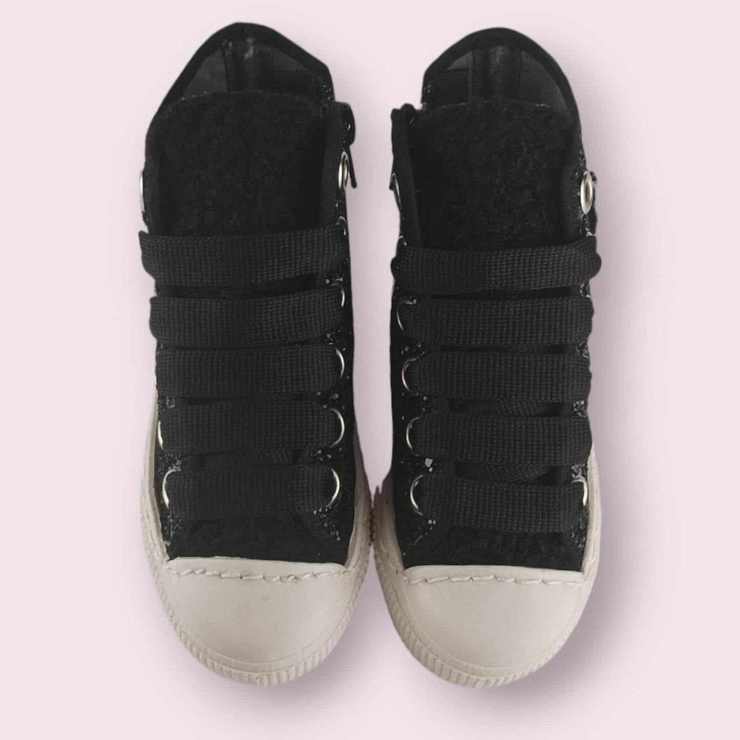 SPINDOCTOR zapatos con purpurina y peluche MADE IN ITALY 24 - 35