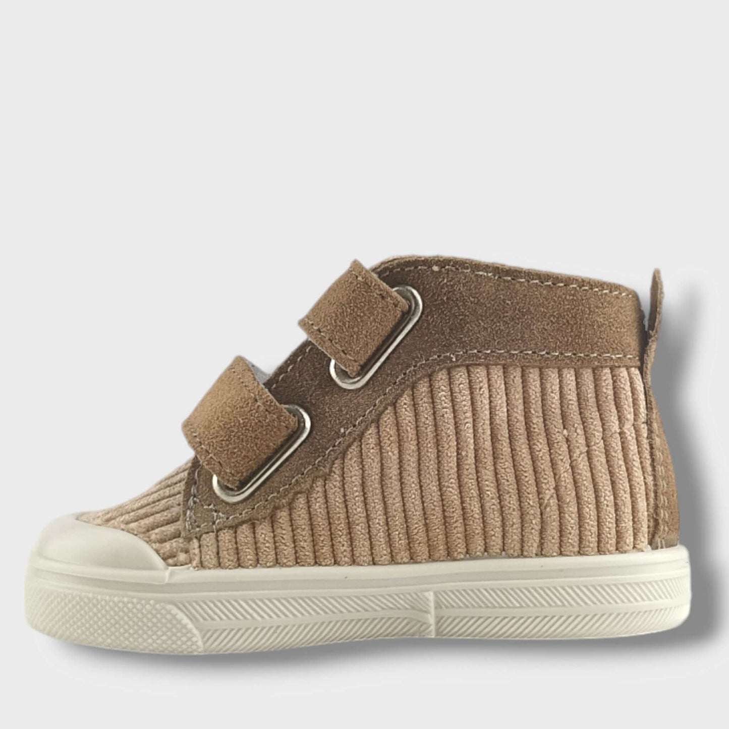 Zapatos SPINDOCTOR de terciopelo beige MADE IN ITALY 20 - 26