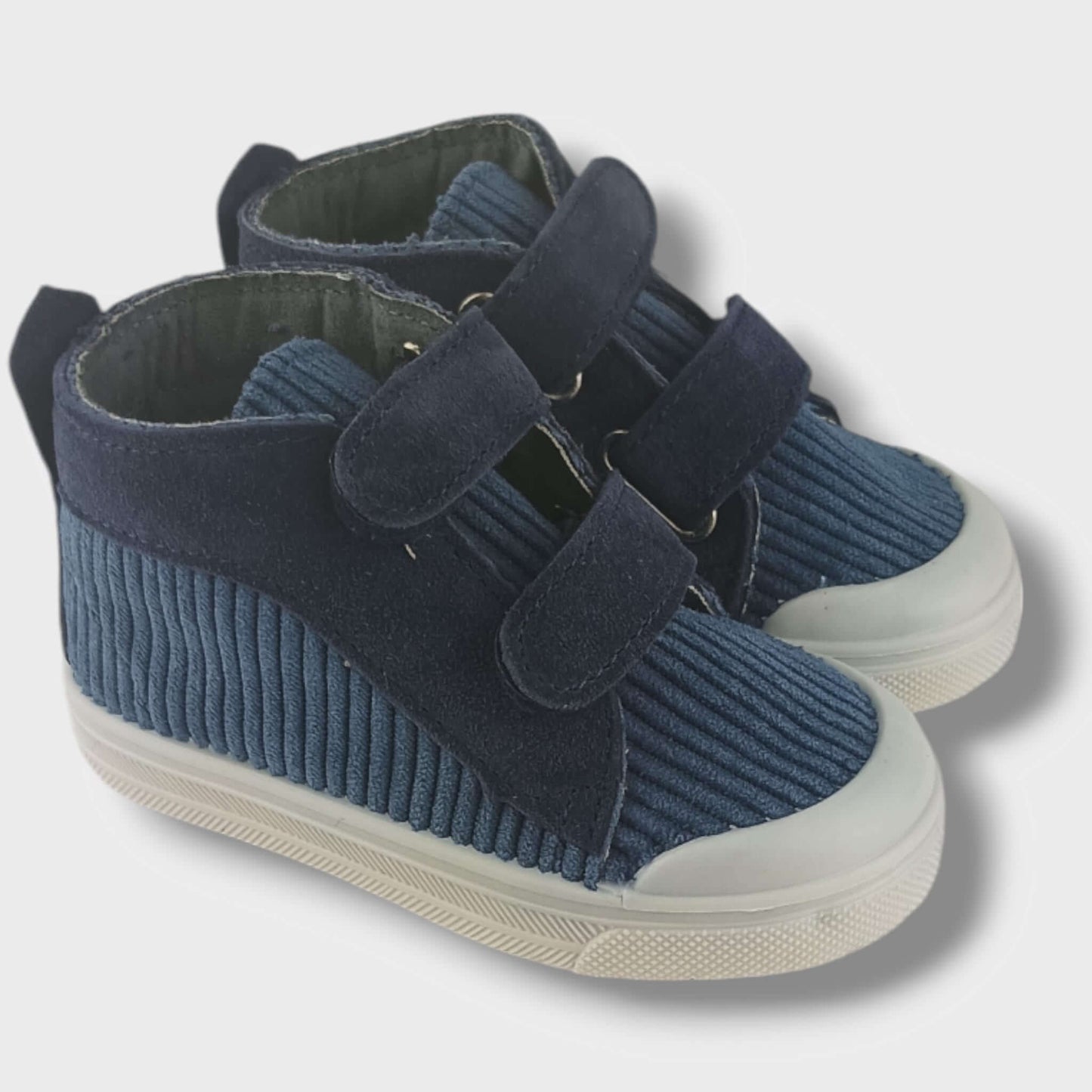 Sapatos SPINDOCTOR em veludo azul Fabricado na Itália 20 - 26
