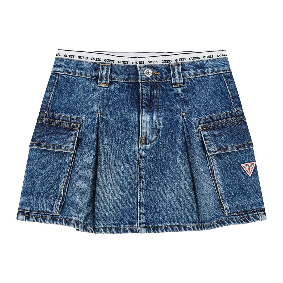 GUESS girls' cargo denim skirt from 8 to 16 years old