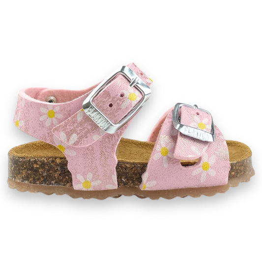 Sandali PLAKTON per bambina rosa chiusura con fibbie dal 19 al 24