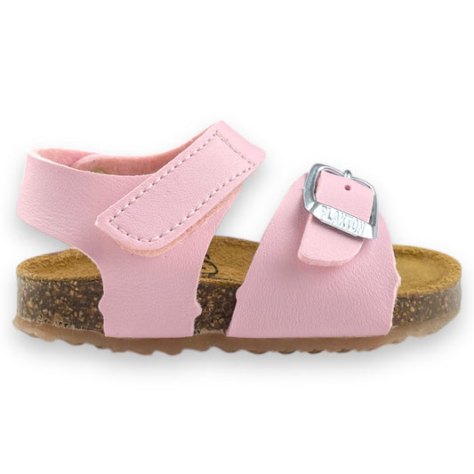 Sandali PLAKTON per bambina rosa chiusura con velcro e fibbia dal 19 al 24
