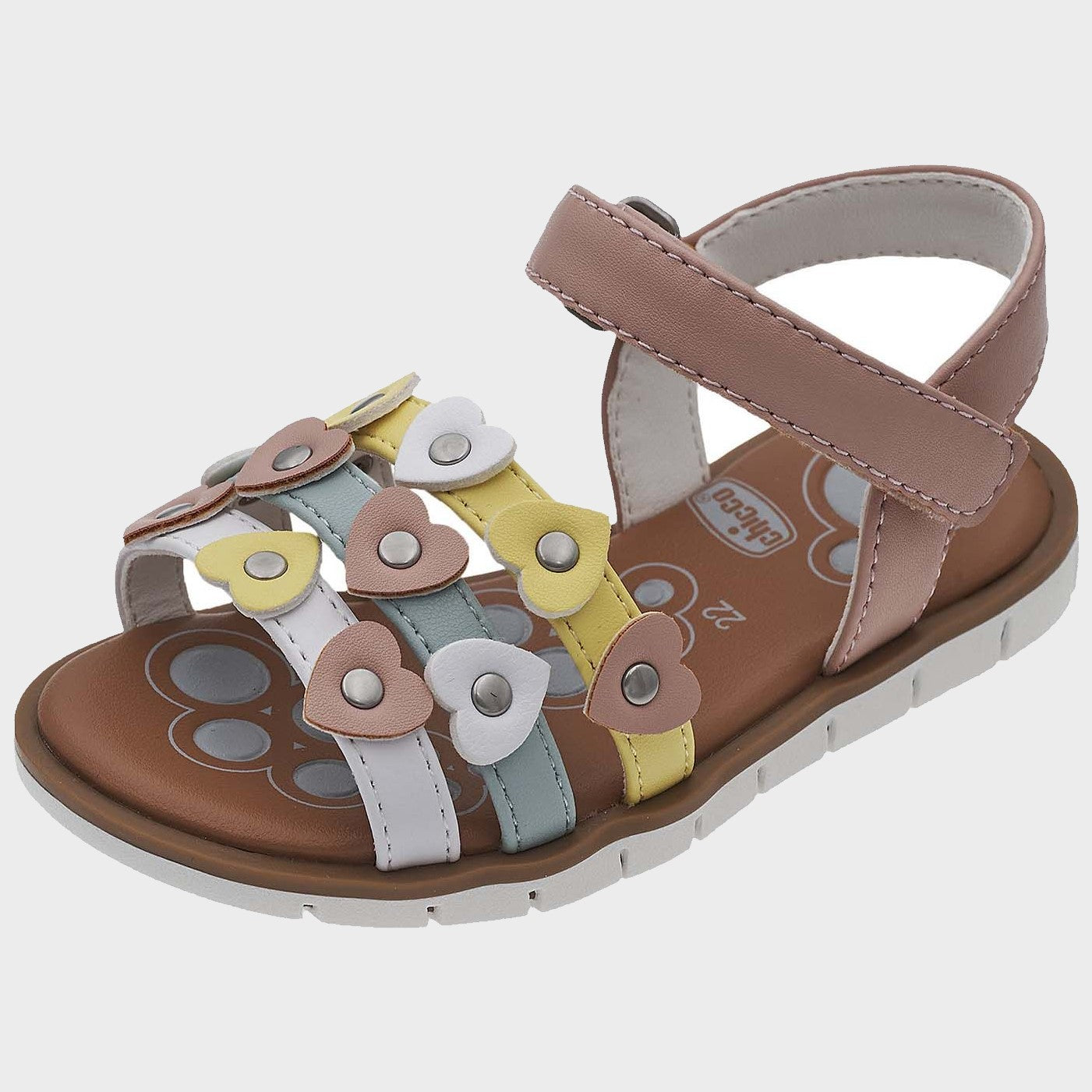 Sandali CHICCO multicolor cuoricini dal 22 al 29