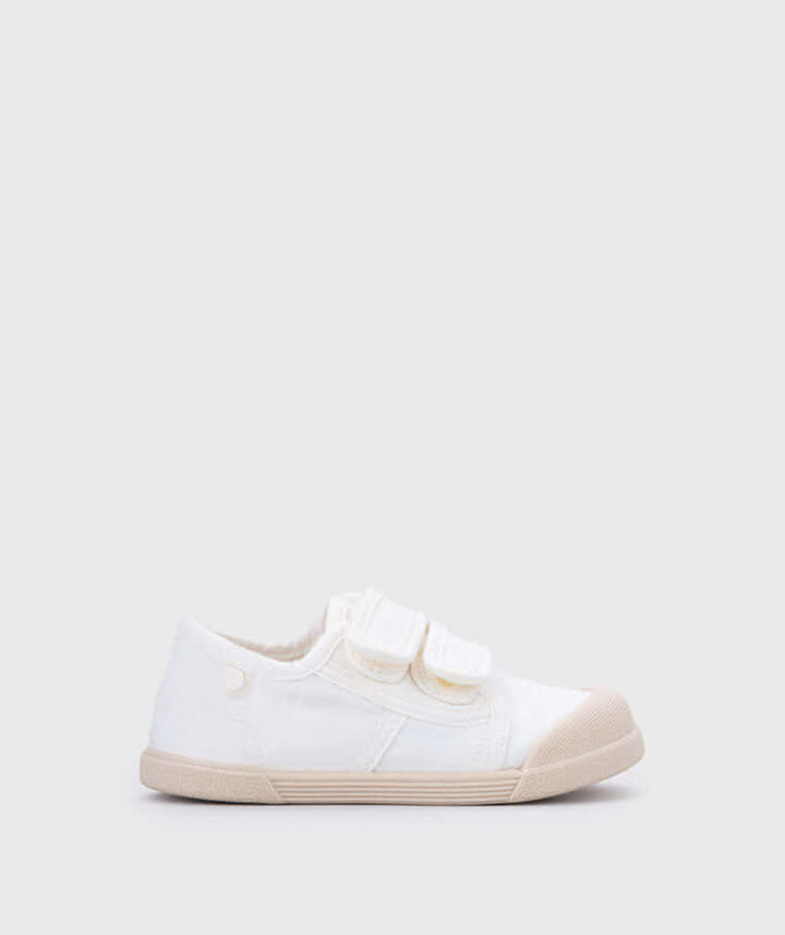 Igor canvas shoes with double velcro mod Lona in white