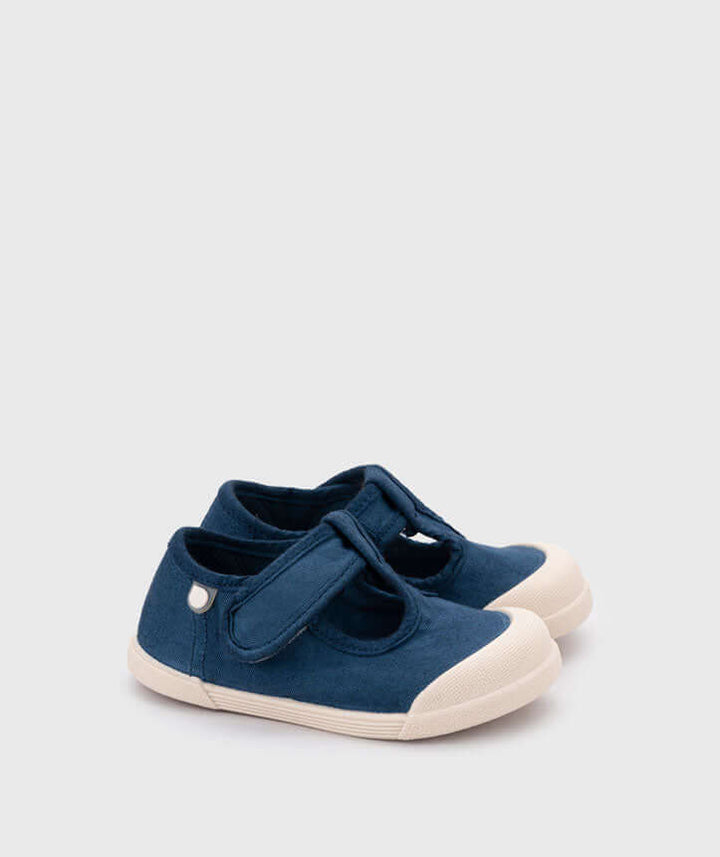 Zapatos Igor en lona modelo Lona Petito azul