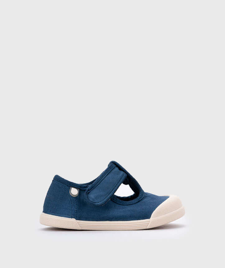Zapatos Igor en lona modelo Lona Petito azul