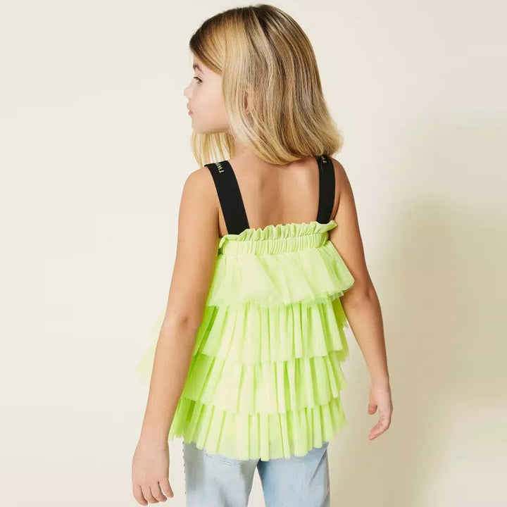 Top TWINSET  in tulle doppio utilizzo trasfornabile anche in gonna