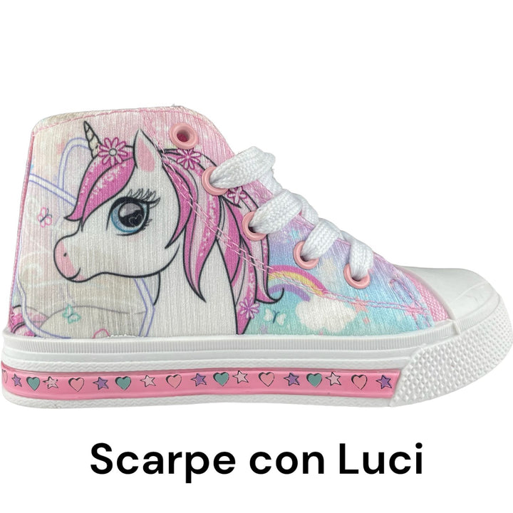 Scarpe Unicorno con Luci