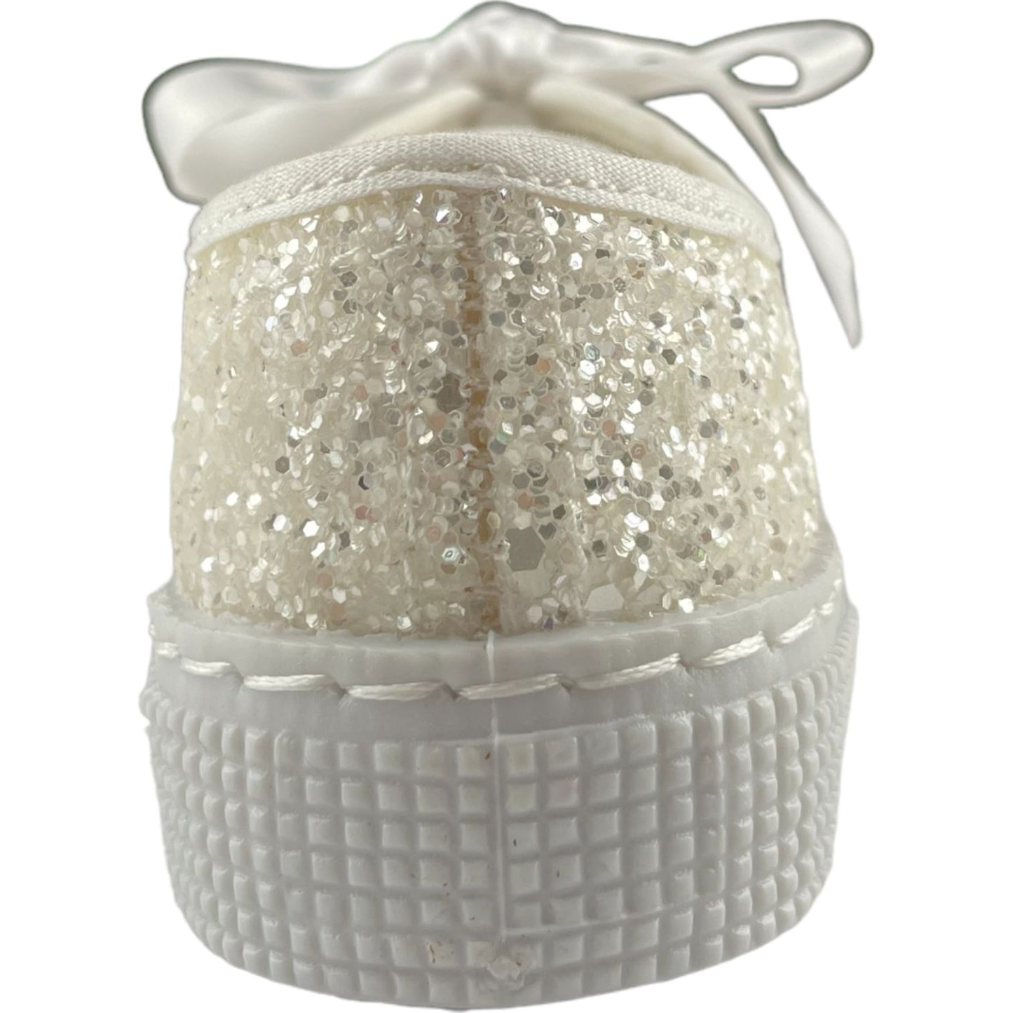 Shoes shoes white glitter satin laces from 24 to 40