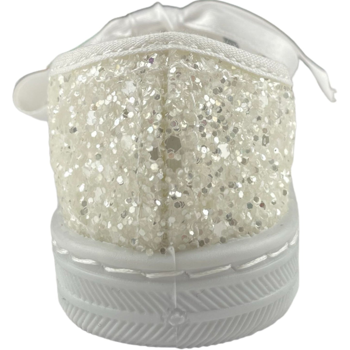 Shoes SpindoCtor Girl White Glitter Laces in 19 to 23