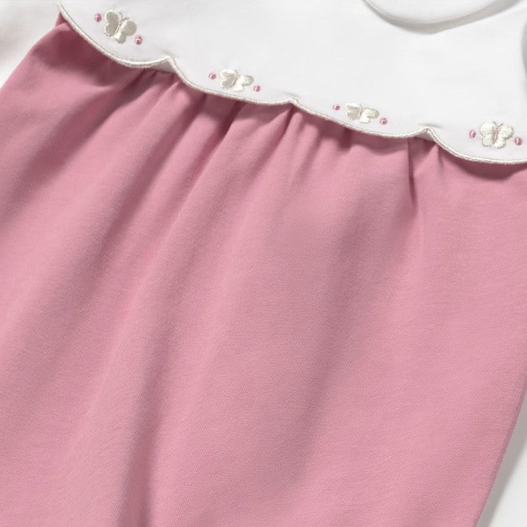 Baby rompers with embroidered butterflies 0 months - 4 months 