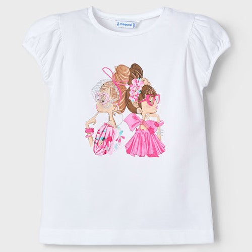 T-shirt MAYORAL con stampa bambina 2 anni - 10 anni