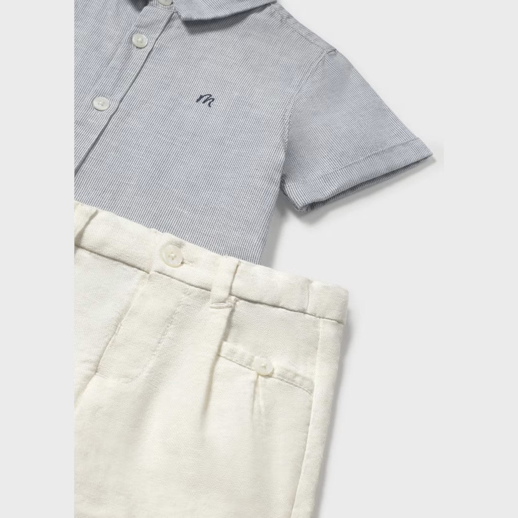 MAYORAL shirt and bermuda shorts set 6 months - 4 years
