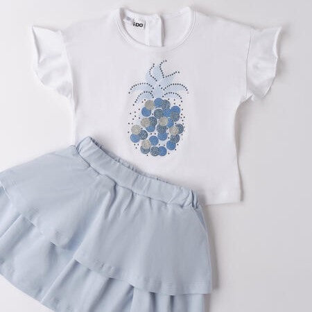 Completo I Do t -thishs y falda azul 12 meses - 8 años