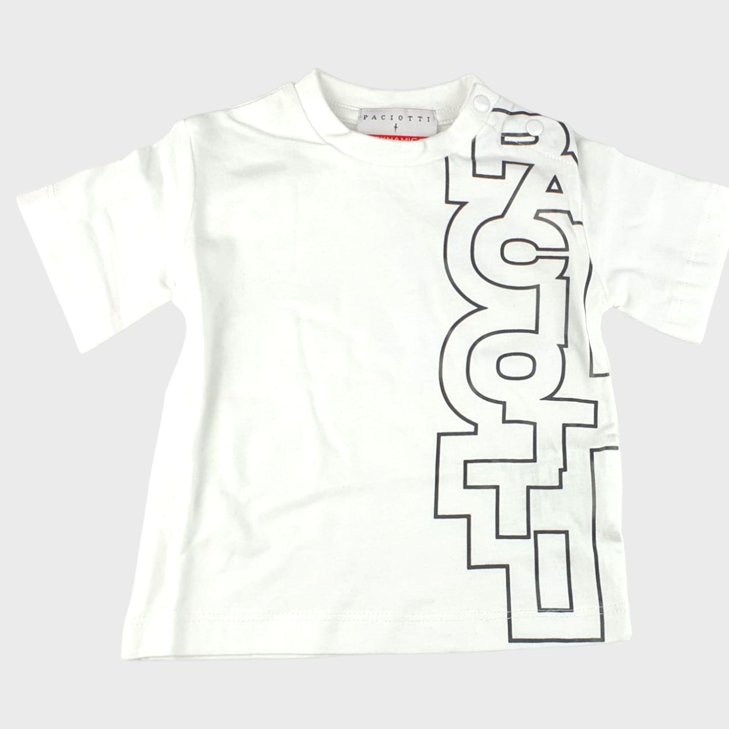 CESARE PACIOTTI baby kids and junior black and white logo set 6 months - 16 years 