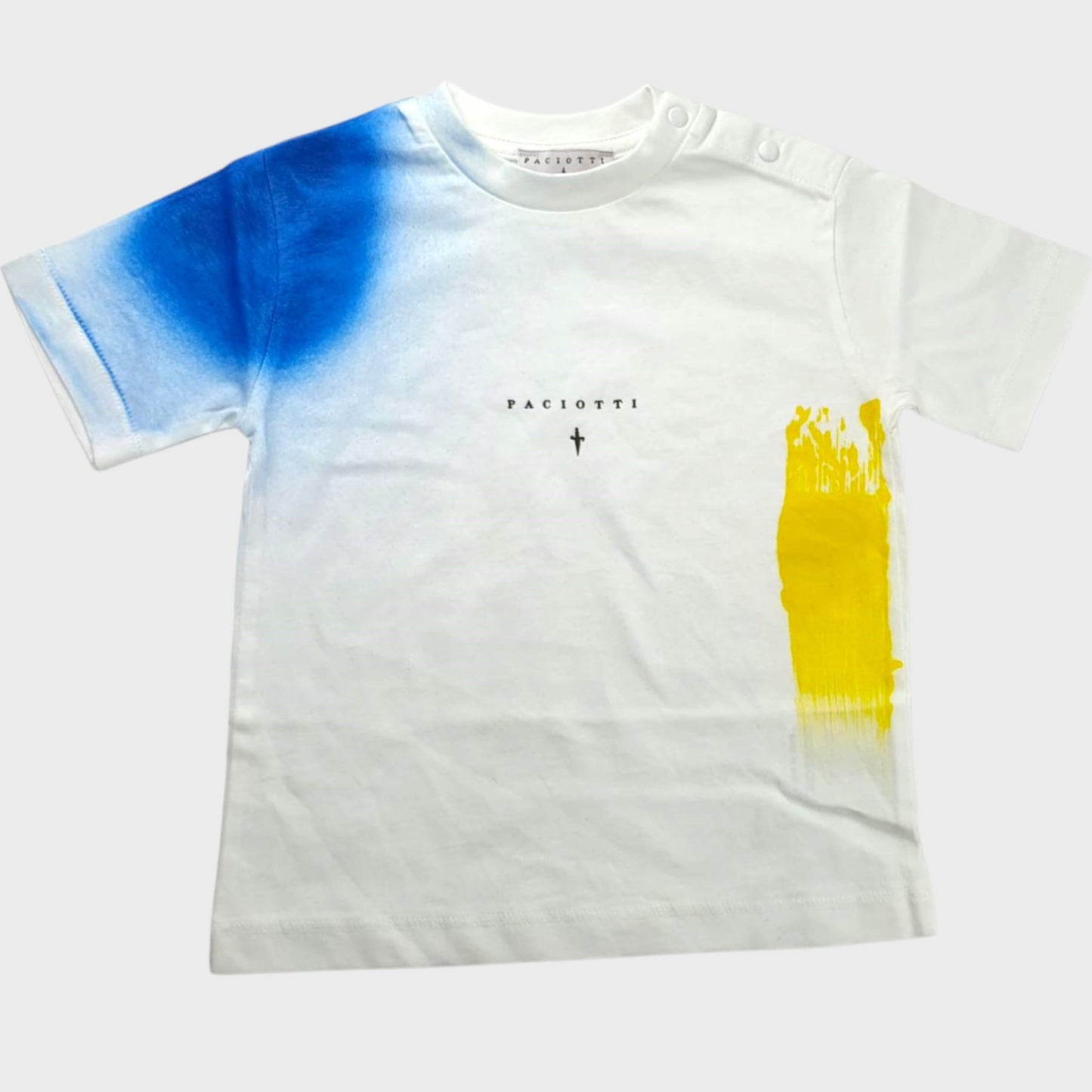 CESARE PACIOTTI baby and kids white and yellow set 24 months - 6 years 