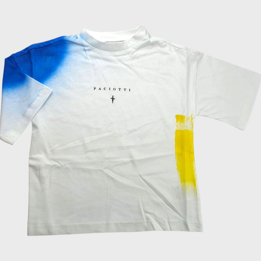 Cesare Paciotti Kids y Junior White T -SHIDS y Bermudas Black Bermuda 4 años - 16 años