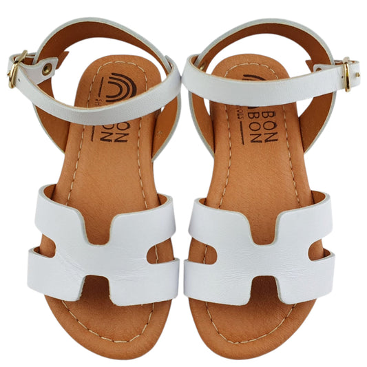 Sandali BON BON Made in Italy bianco 20 - 34