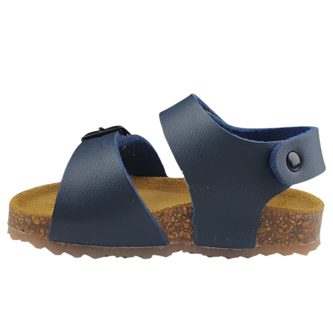 Sandalias de Plakton para niños azules que cierran velcro y se abrochan de 19 a 24