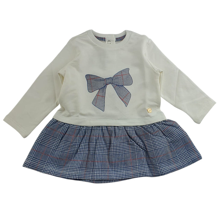 Welcome grain dress with bow 3 months - 4 years