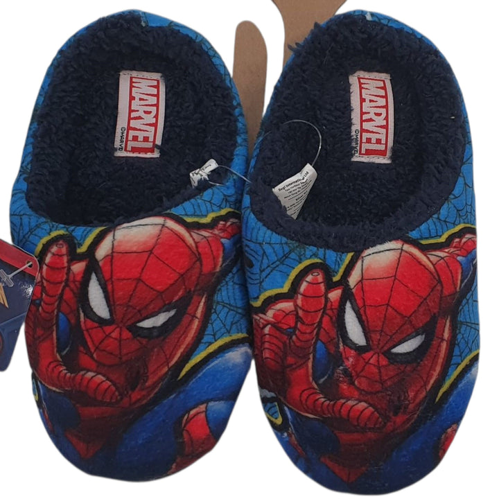 Blue Spider Man Slippers 28 - 33