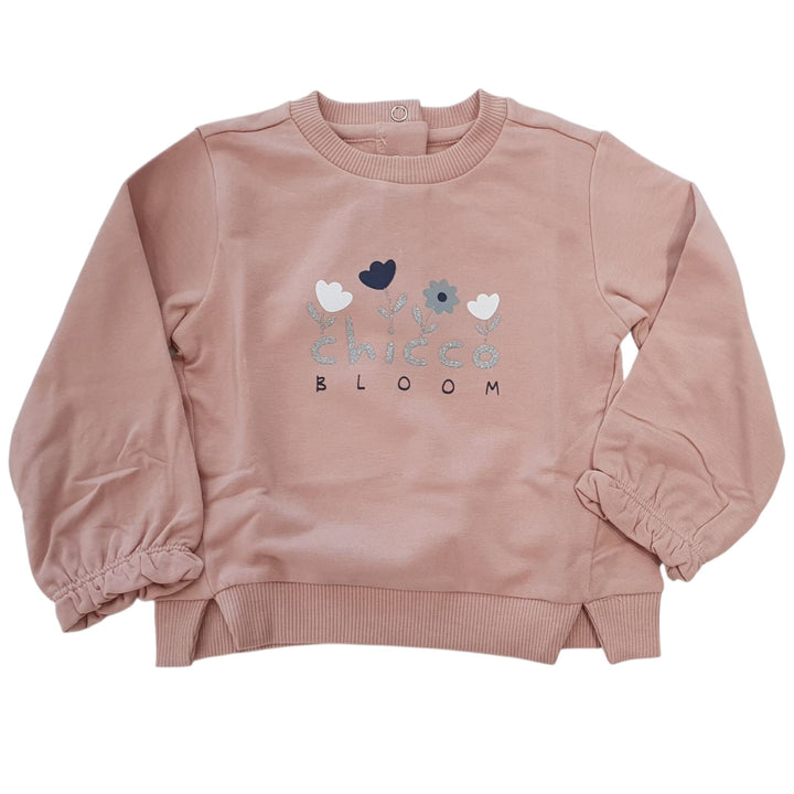 Sudadera rosa de grano completa y pantalones azules 3 meses - 4 años