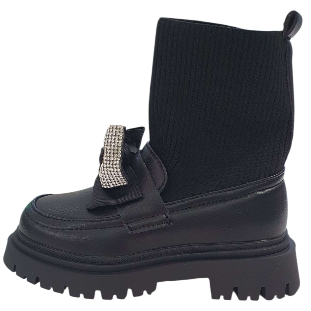 Stivaletto Mocassino K.S. by SOFIA nero dal 25 al 36