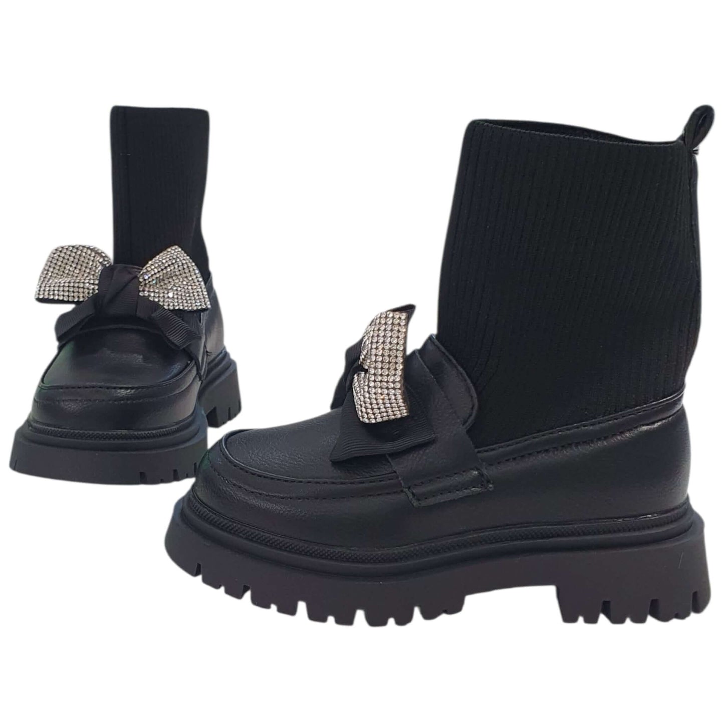 Stivaletto Mocassino K.S. by SOFIA nero dal 25 al 36