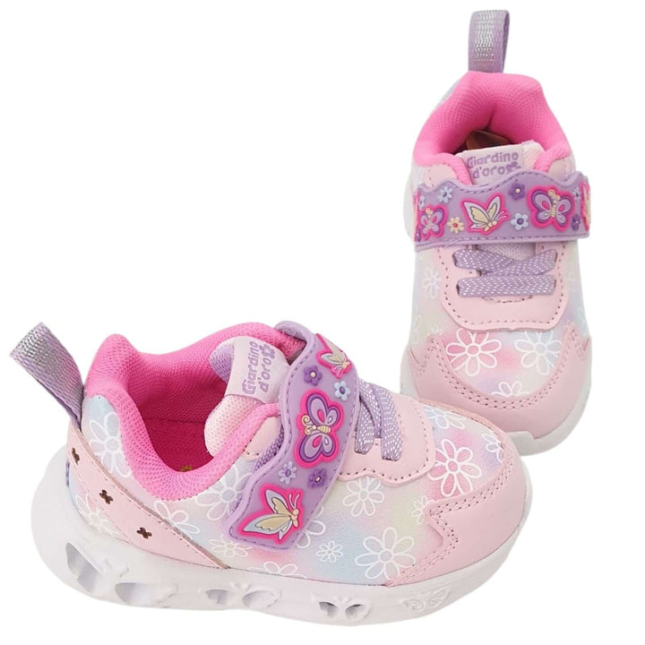 GIARDINO D'ORO shoes with pink butterfly lights 20 - 25