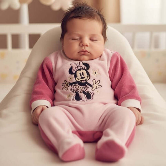 DISNEY Minnie mono rosa 0 meses / 3 meses