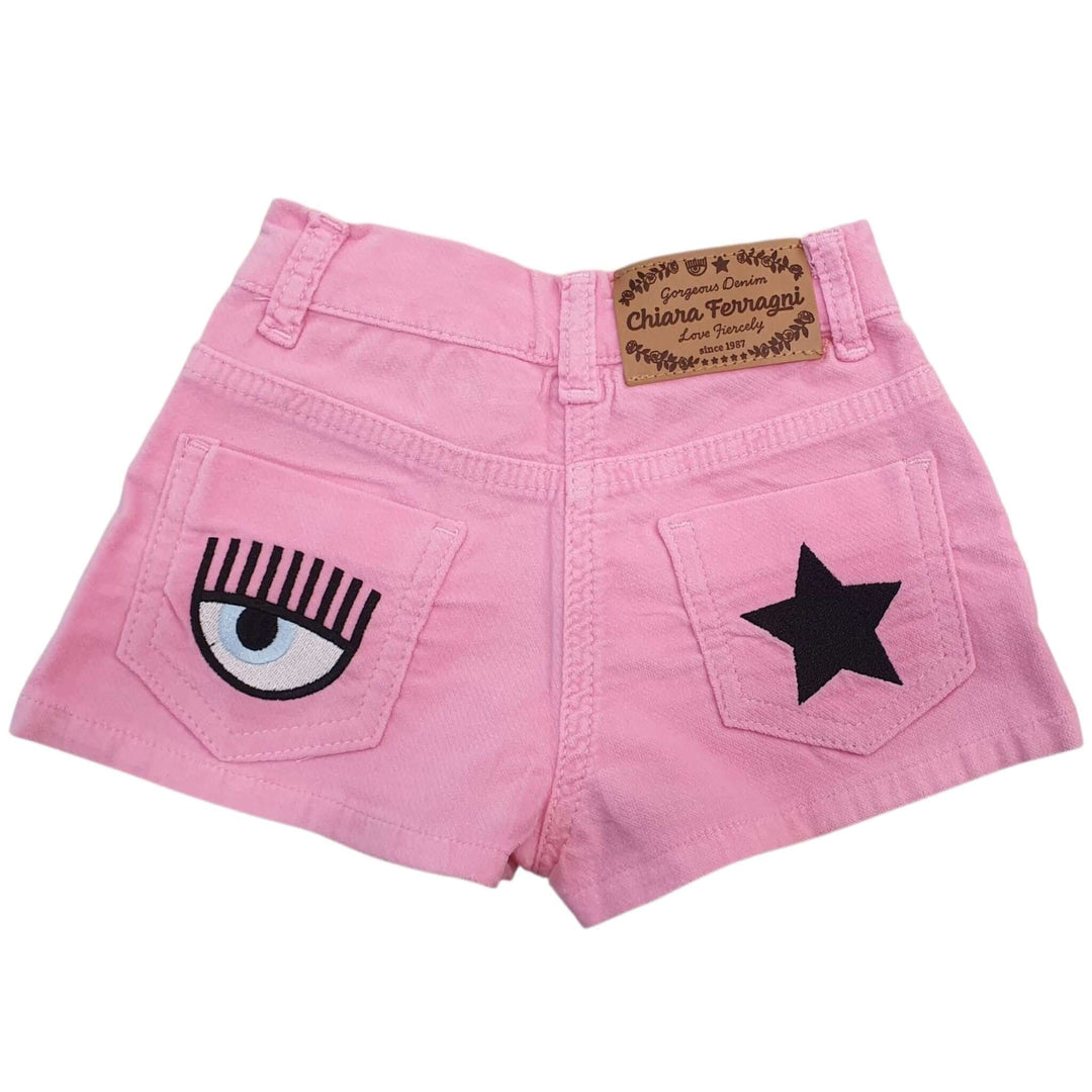 CHIARA FERRAGNI pink velvet shorts 2 years - 9 years