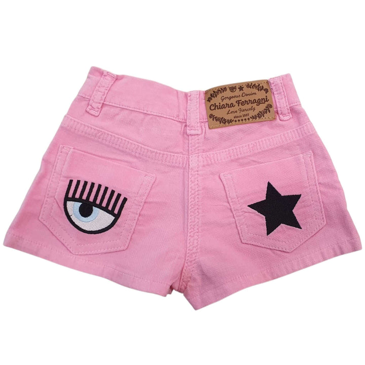 CHIARA FERRAGNI pink velvet shorts 2 years - 9 years