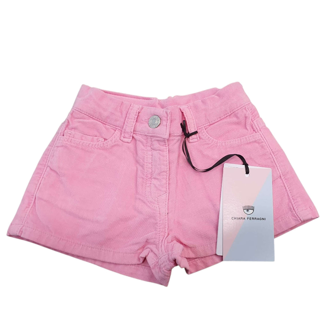 CHIARA FERRAGNI pink velvet shorts 2 years - 9 years