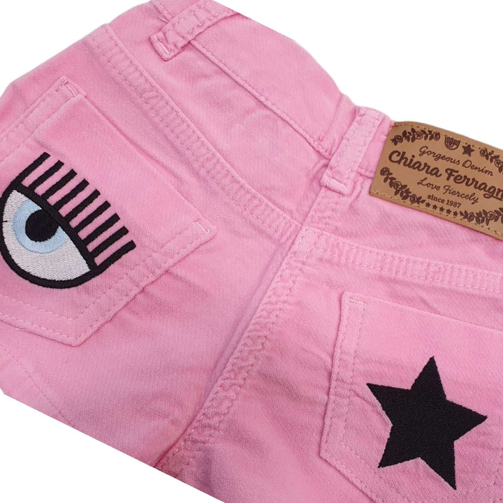 CHIARA FERRAGNI pink velvet shorts 2 years - 9 years