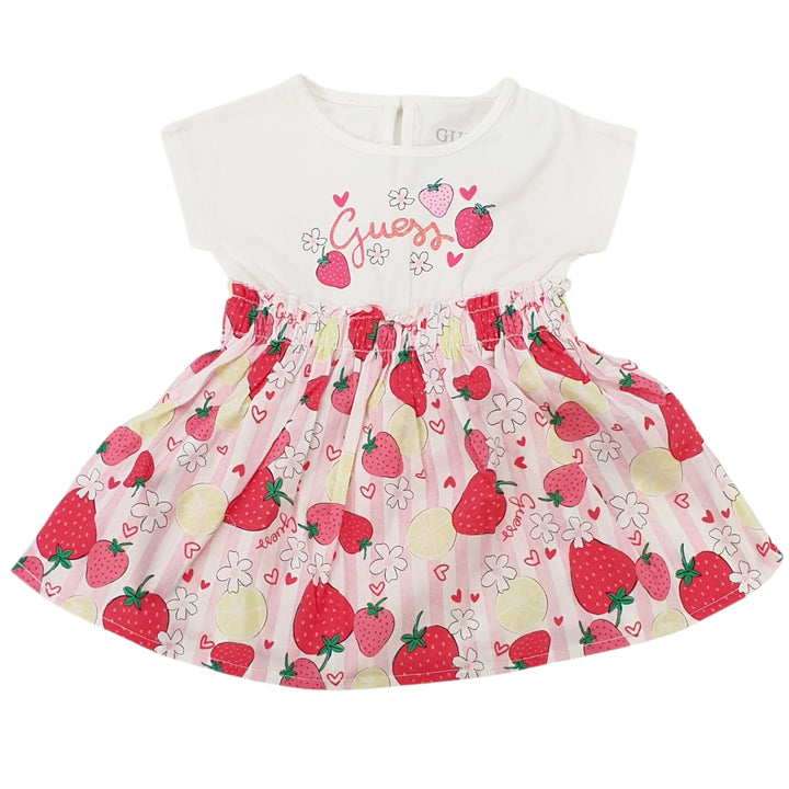 Abito GUESS fantasie fragoline 3 mesi / 7 anni