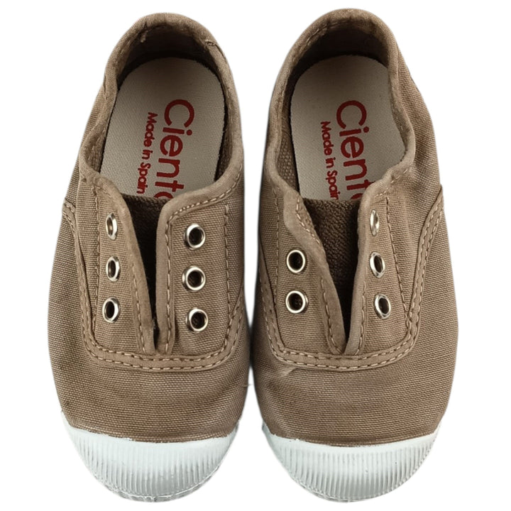 CIENTA slip on rubber toe shoes Beige unisex 21 - 39