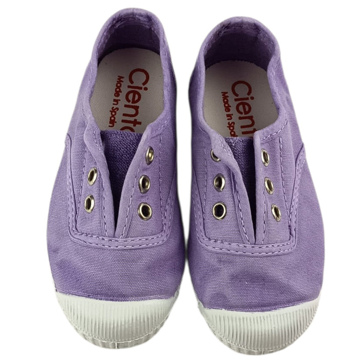 Scarpe CIENTA slip on punta in gomma lilla 21 - 30