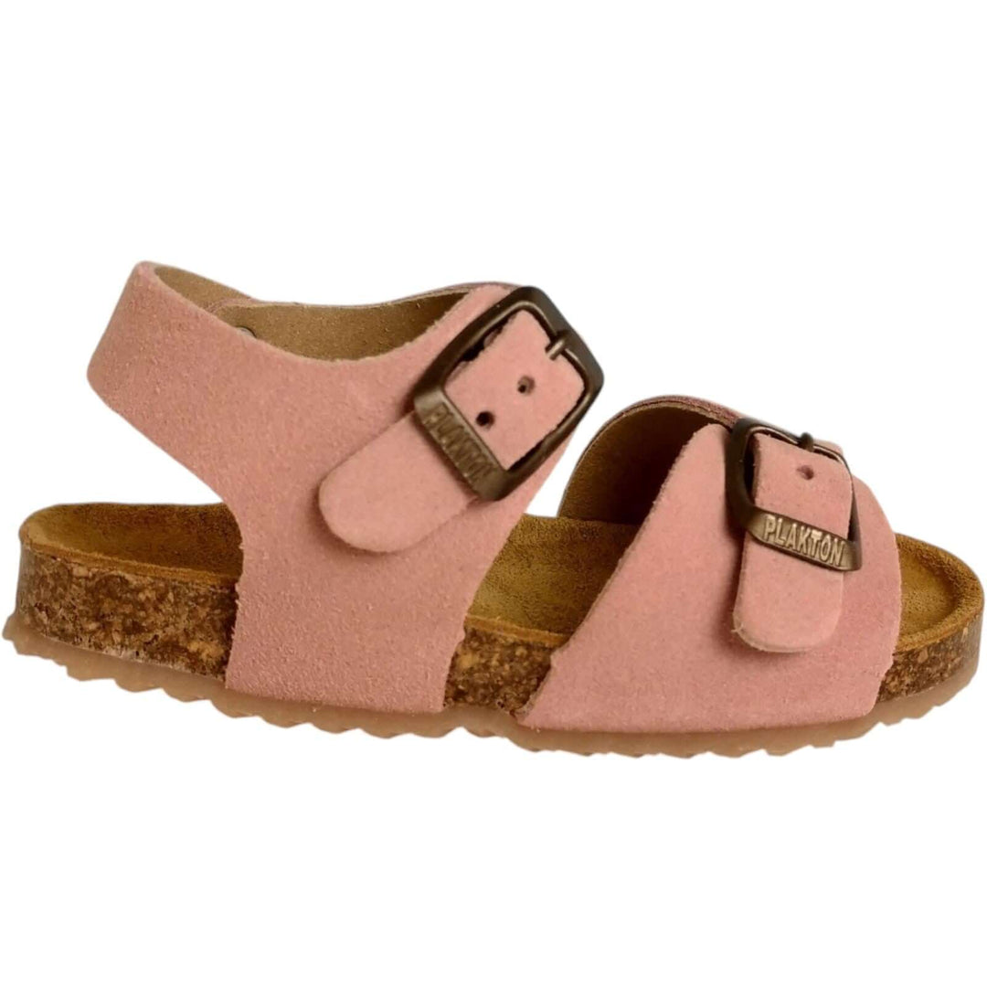 Sandali Primi Passi PLAKTON Pixel Rosa in pelle Taglie 19-24