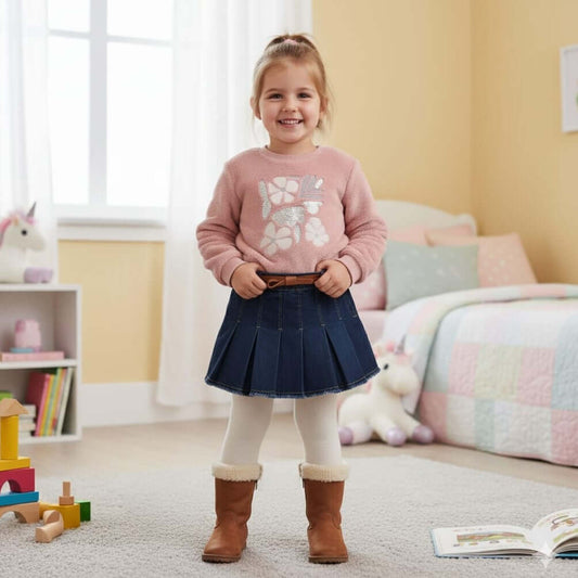 MAYORAL jeans skirt with belt 2 years - 10 years