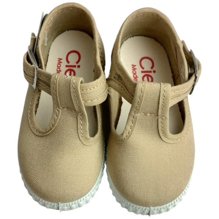 Scarpe CIENTA in tela occhietto primi passi beige 18 - 24