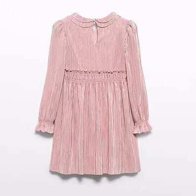ABEL & LULA elegante vestido rosa plisado para ocasiones especiales 4 años - 12 años