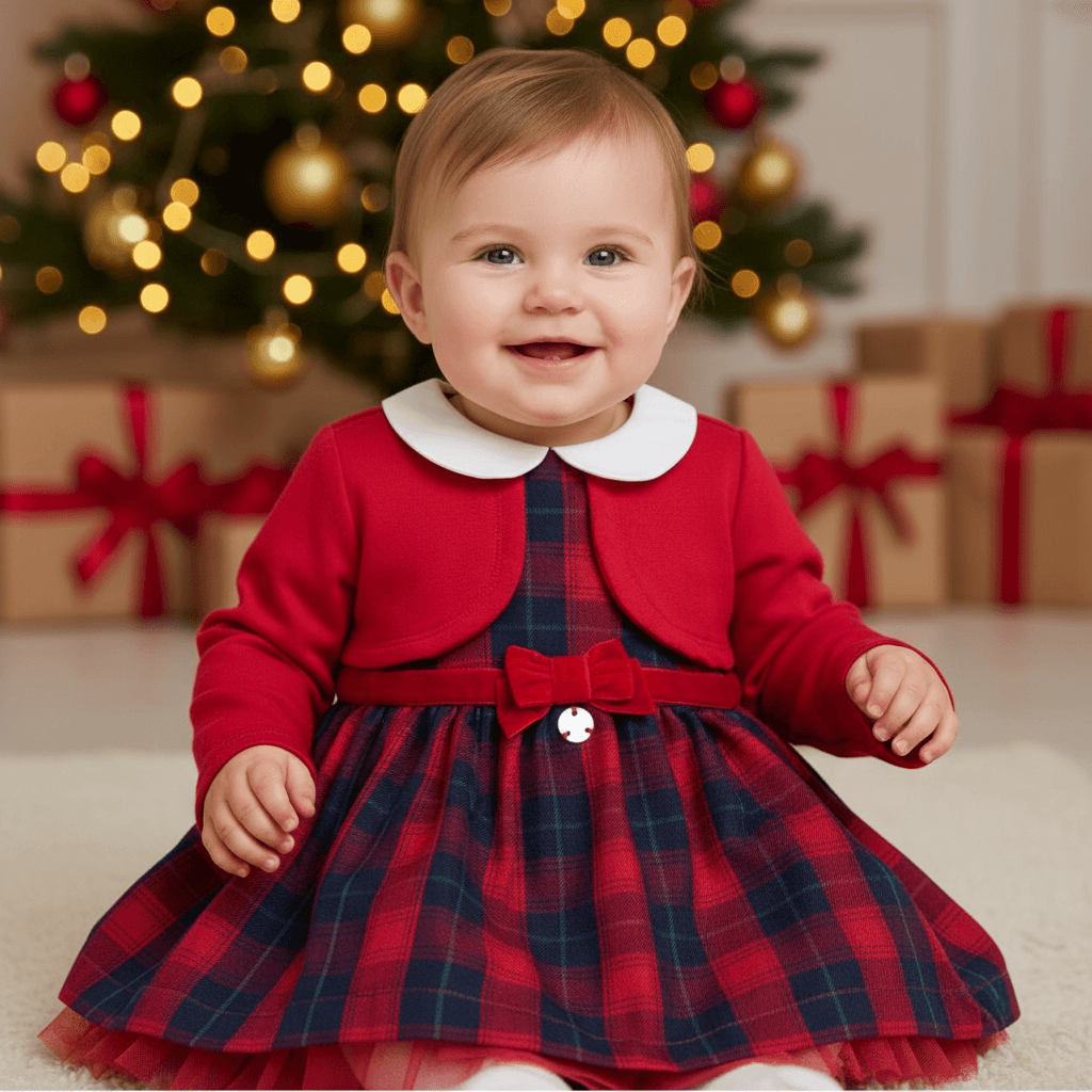 Abito CHICCO Natale scozzese