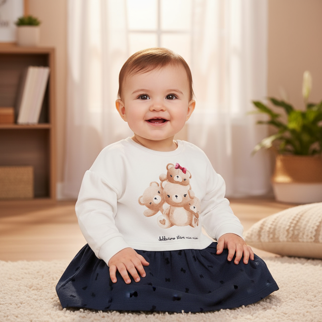 Abito CHICCO orsetta - Bambina 18 mesi